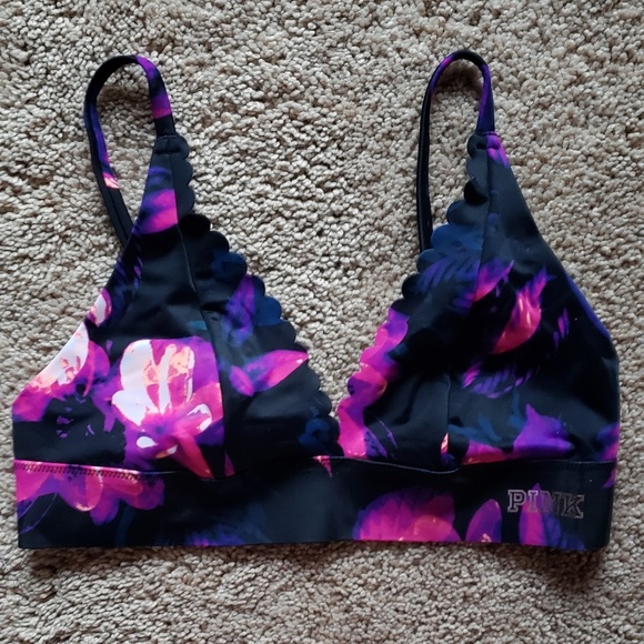 Vs pink floral bonded bra XS - Picture 1 of 4
